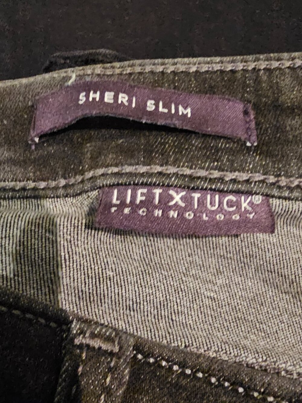 NYDJ Sheri Slim Black Jeans Size 16 - Picture 7 of 7